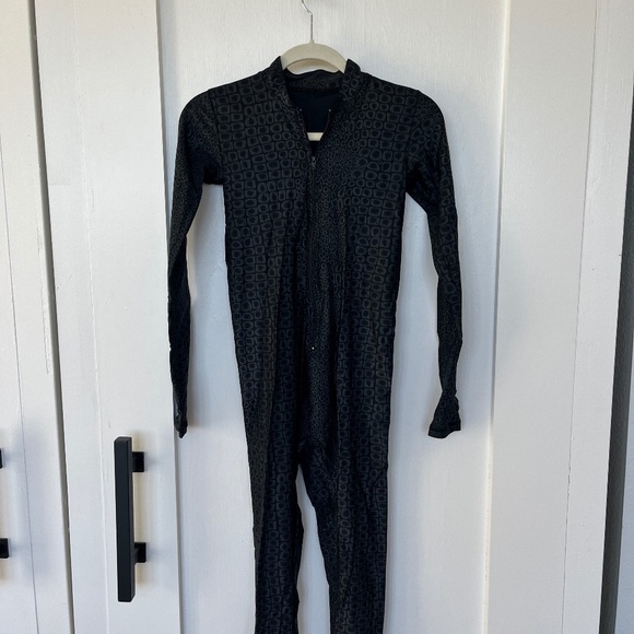 SlipIns Front Zippered Diveskin - Black Turtle Sz M - Picture 3 of 8